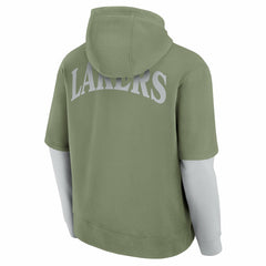 Los Angeles Lakers Elements Sleek Pullover Hoodie - Olive online