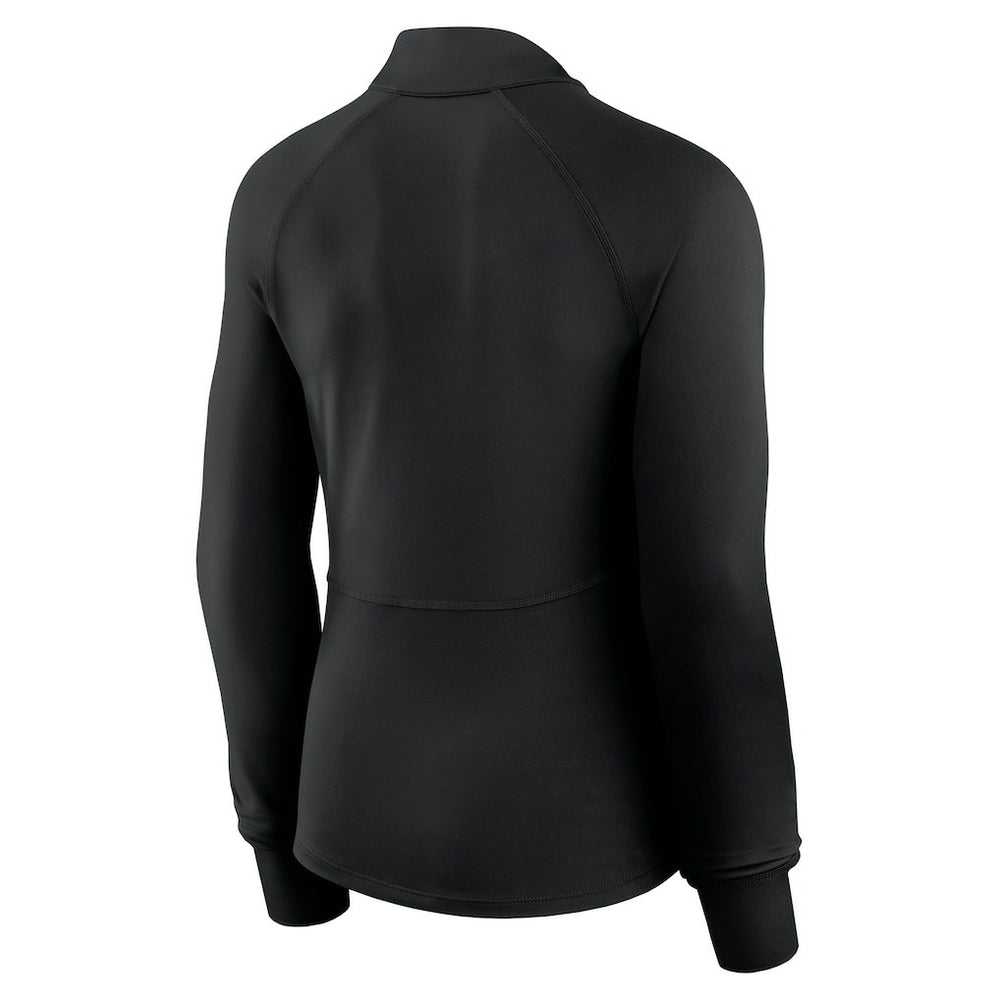 Philadelphia 76ers Women's Elements Match Raglan Quarter-Zip Top - Black online