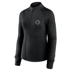 Boston Celtics Women's Elements Match Raglan Quarter-Zip Top - Black sale
