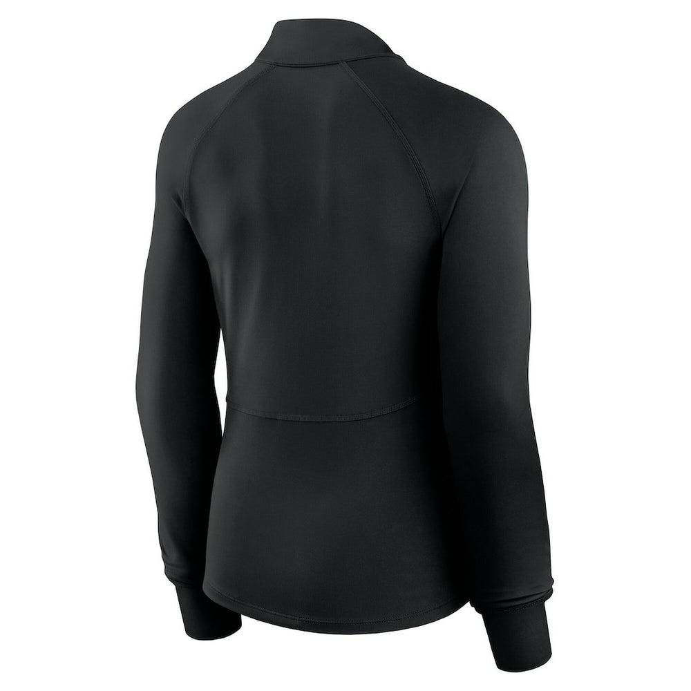Chicago Bulls Women's Elements Match Raglan Quarter-Zip Top sale - Black shop