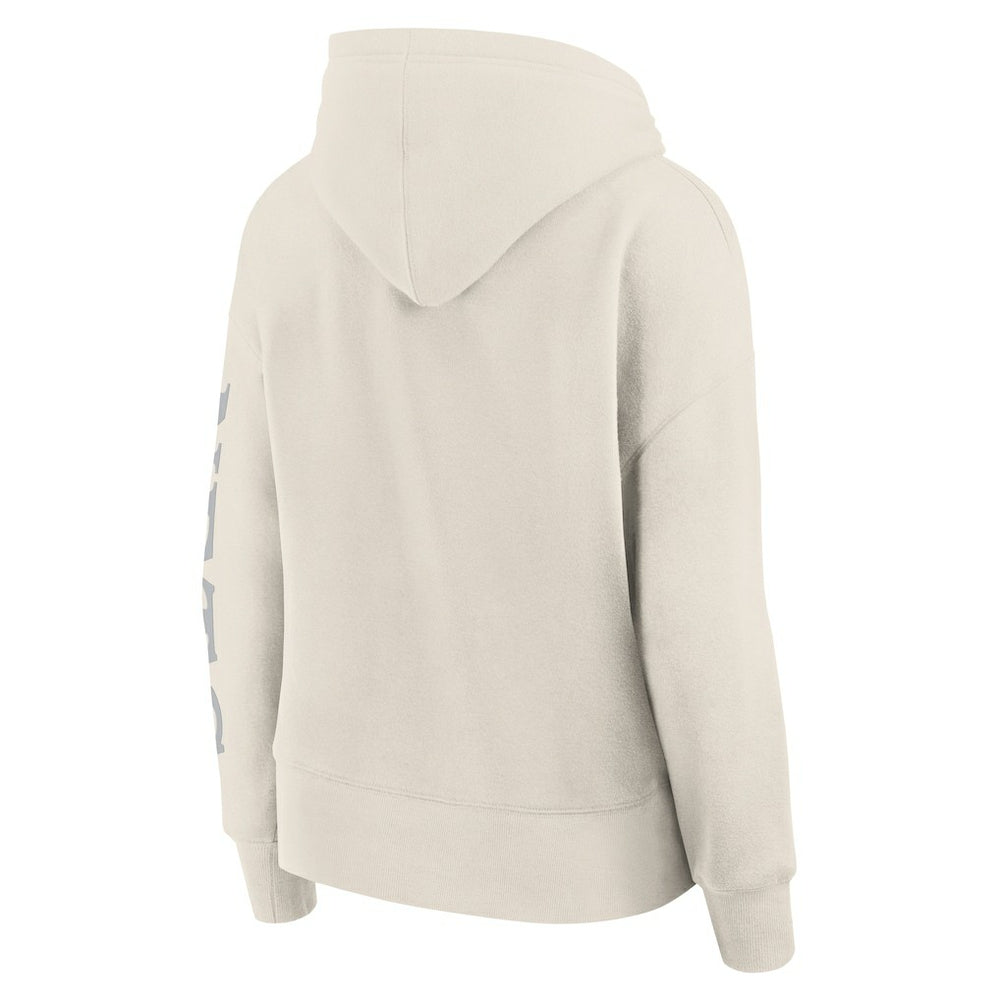 Brooklyn Nets Women's Elements Next Pullover Hoodie - Cream outlet