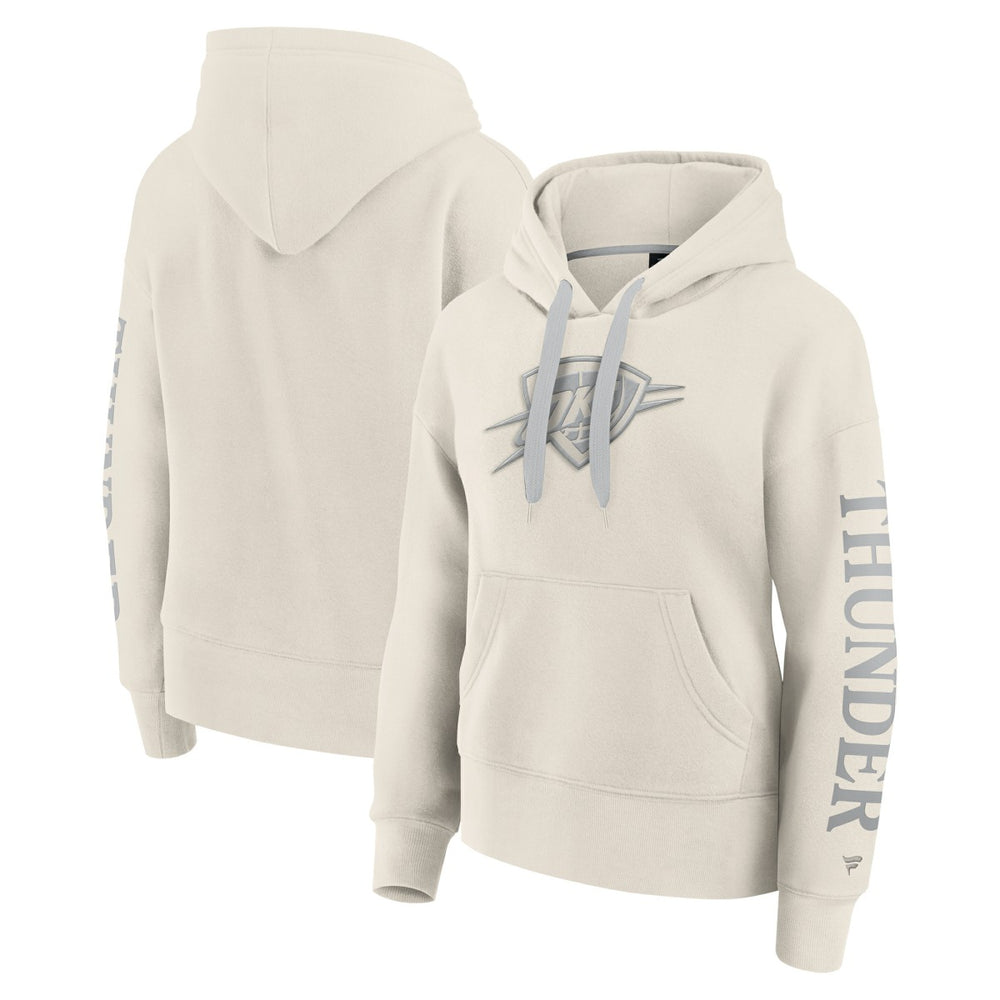 Oklahoma City Thunder Women's Elements Next Pullover Hoodie - Cream outlet