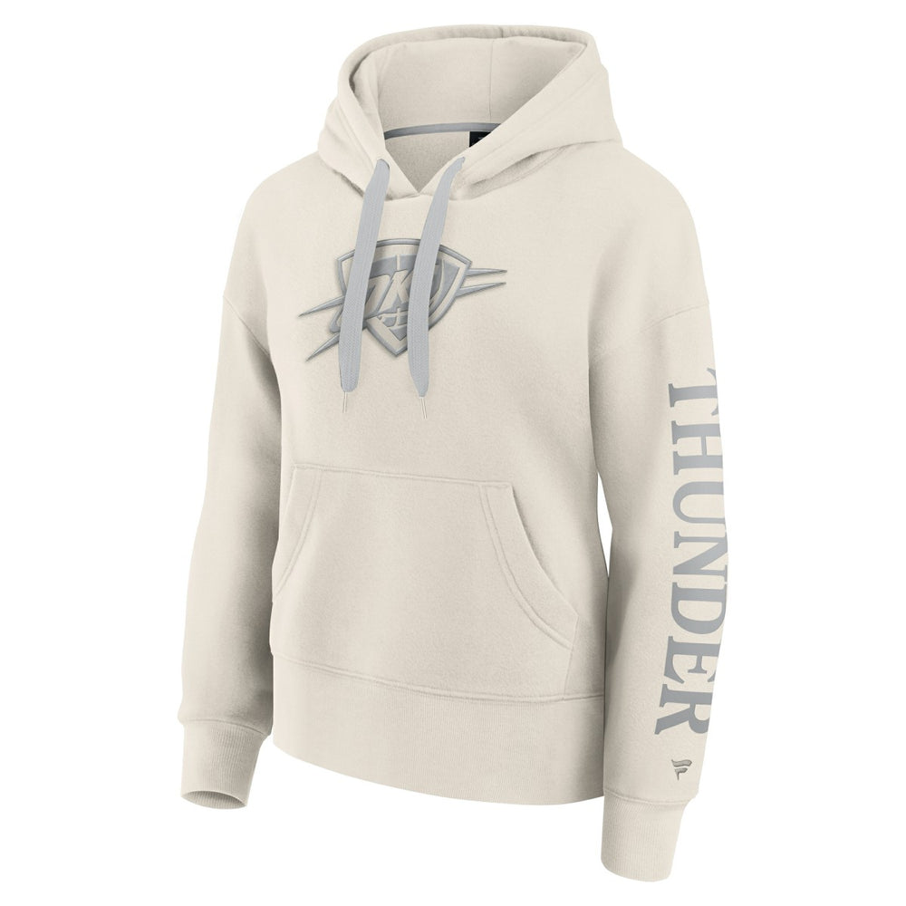 Oklahoma City Thunder Women's Elements Next Pullover Hoodie - Cream outlet