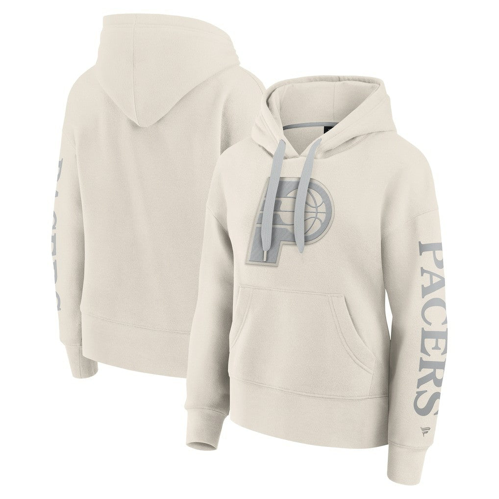 Indiana Pacers Women's Elements Next Pullover Hoodie - Cream outlet