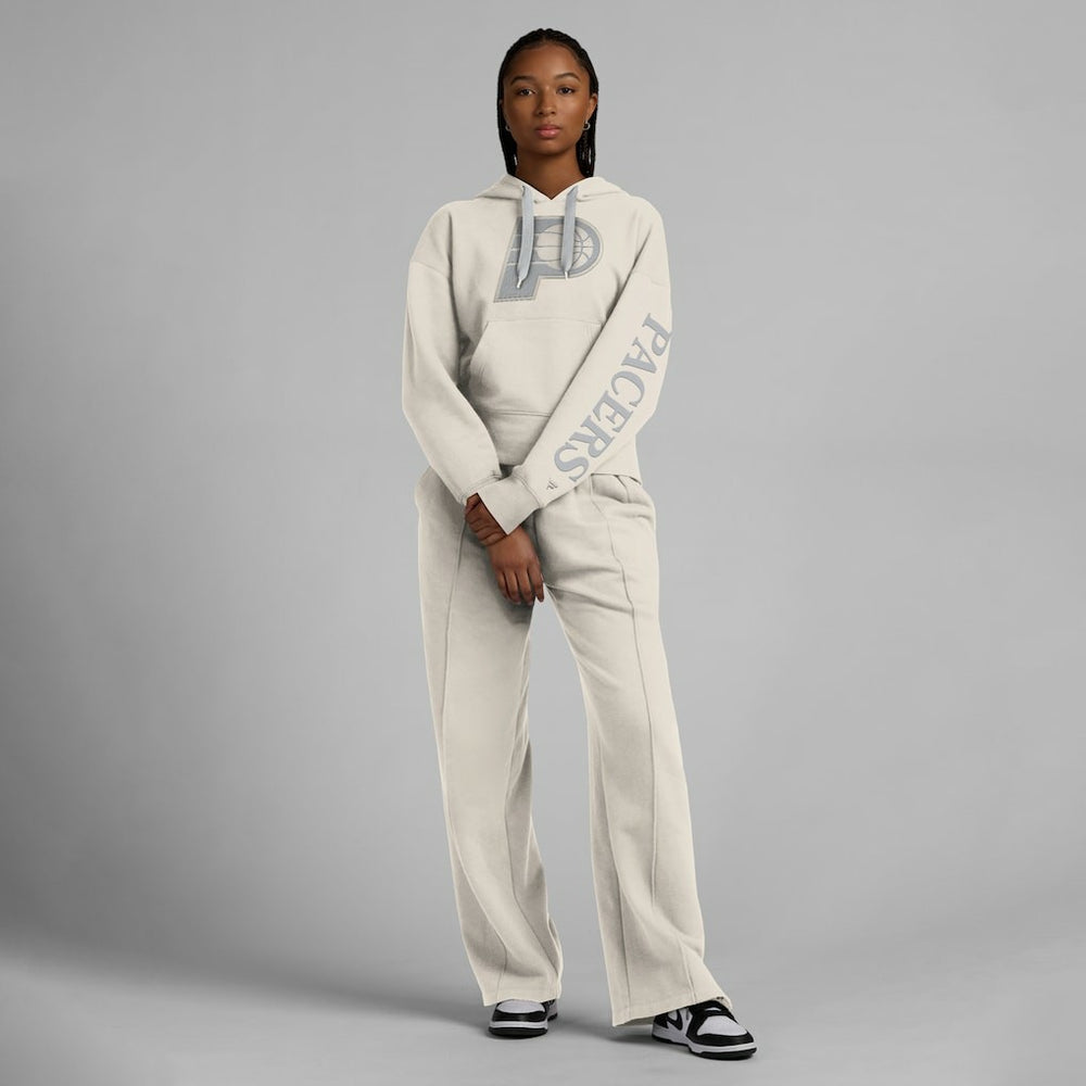 Indiana Pacers Women's Elements Next Pullover Hoodie - Cream outlet