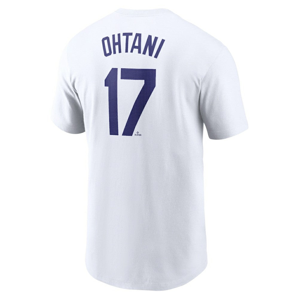 Shohei Ohtani Los Angeles Dodgers 2024 Fuse Name & Number T-Shirt - White