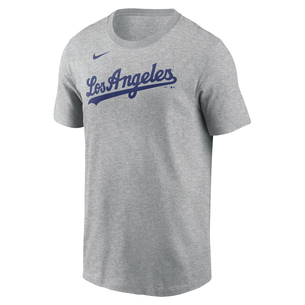 Shohei Ohtani Los Angeles Dodgers 2024 Fuse Name & Number T-Shirt - Gray