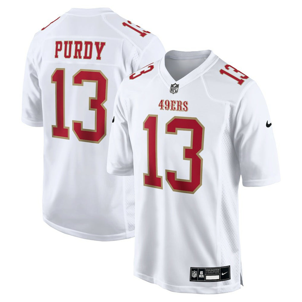 Brock Purdy San Francisco 49ers Fashion Game Jersey - Tundra White cheap