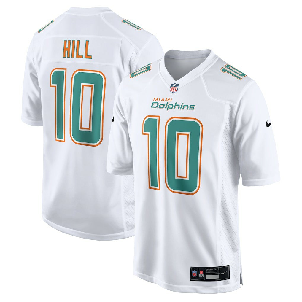 Tyreek Hill Miami Dolphins Fashion Game Jersey - White cheap