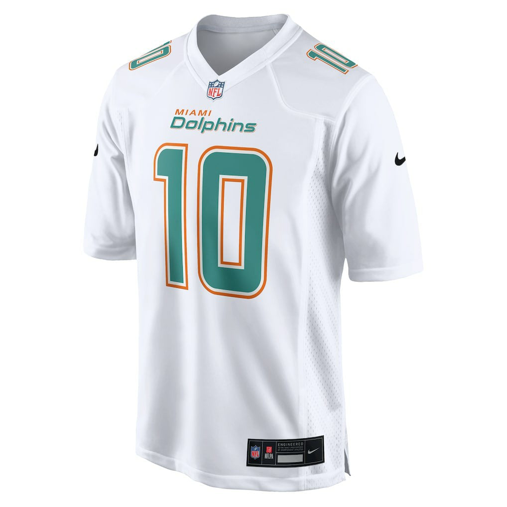 Tyreek Hill Miami Dolphins Fashion Game Jersey - White cheap