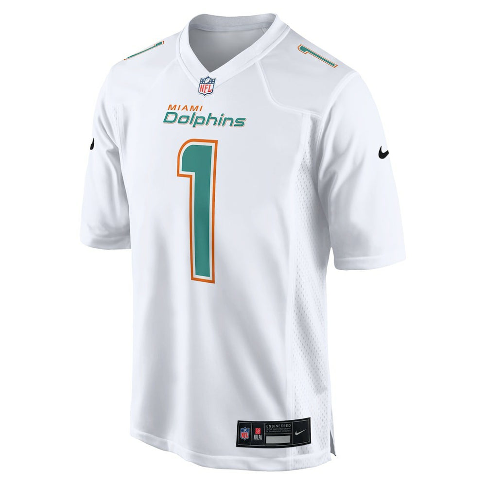 Tua Tagovailoa Miami Dolphins Fashion Game Jersey - White on sale