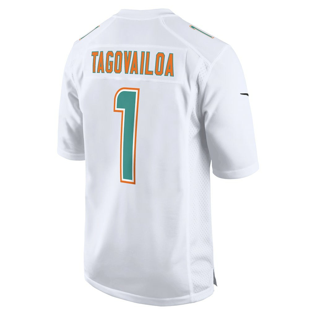 Tua Tagovailoa Miami Dolphins Fashion Game Jersey - White on sale