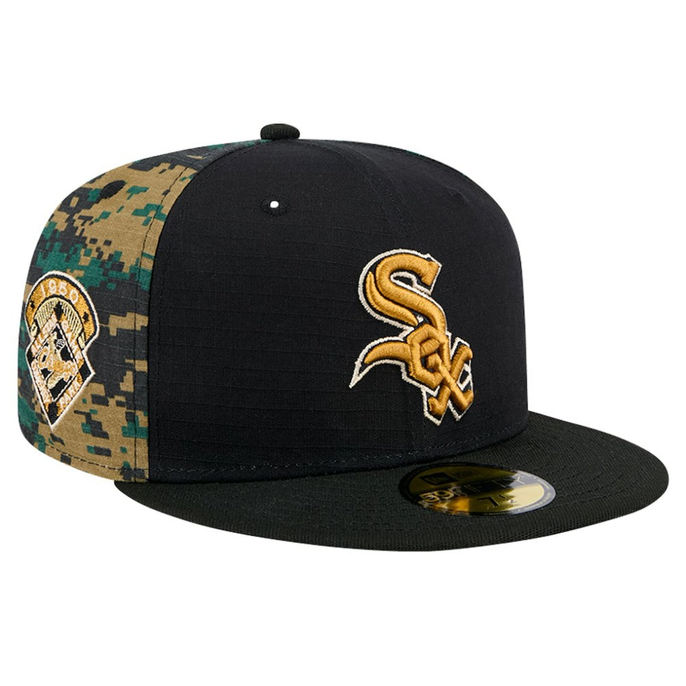 Chicago White Sox Digi Camo 59FIFTY Fitted Hat Black