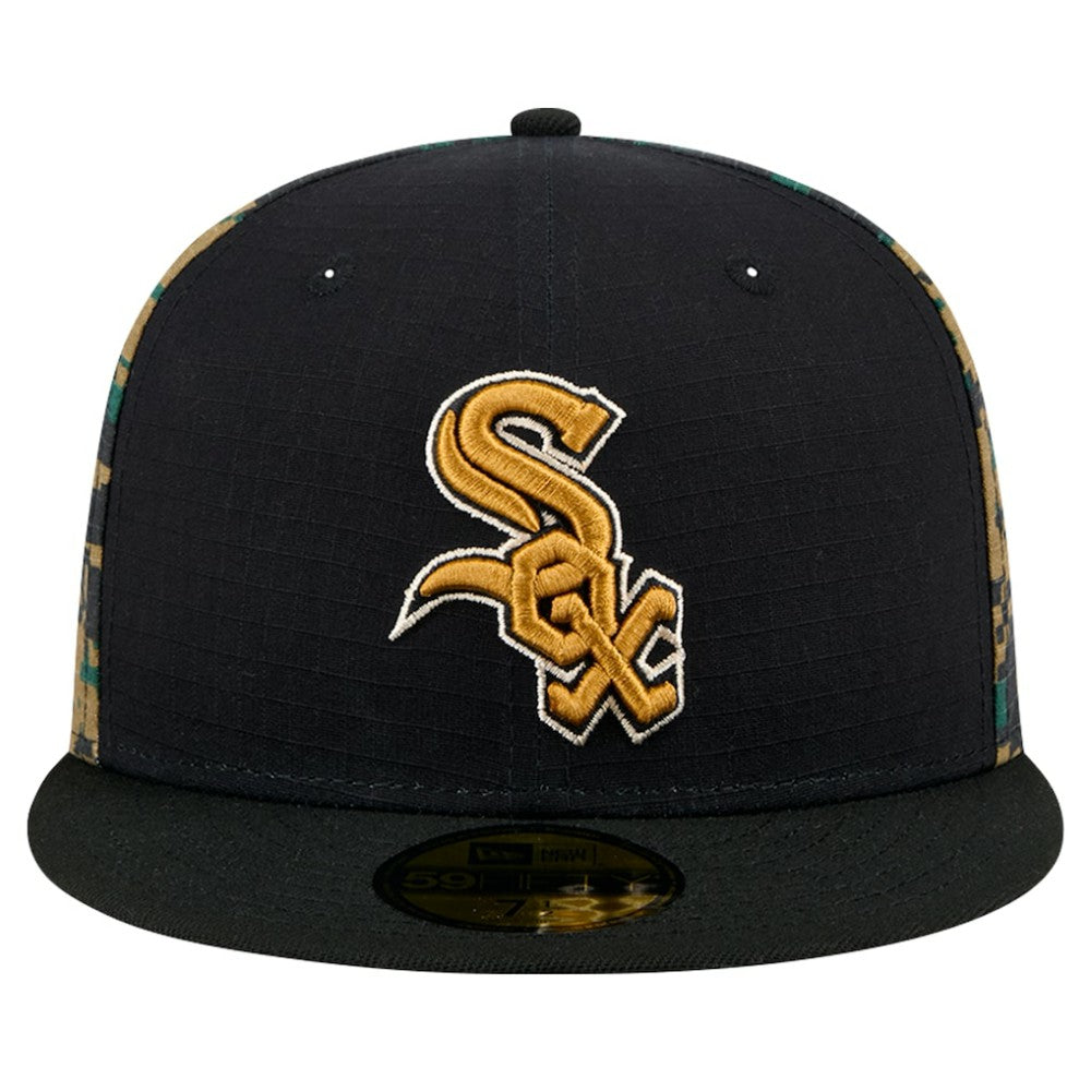 Chicago White Sox Digi Camo 59FIFTY Fitted Hat Black