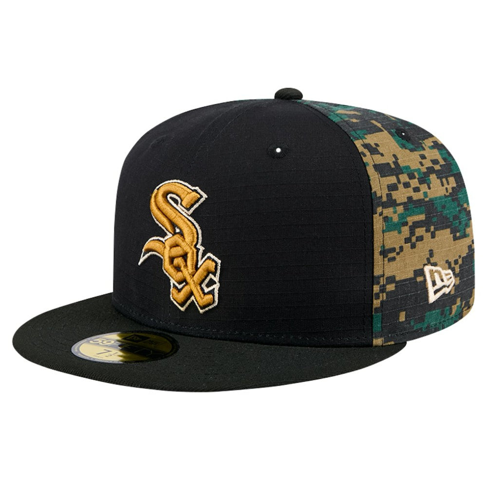 Chicago White Sox Digi Camo 59FIFTY Fitted Hat Black