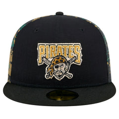 Pittsburgh Pirates Digi Camo 59FIFTY Fitted Hat Black