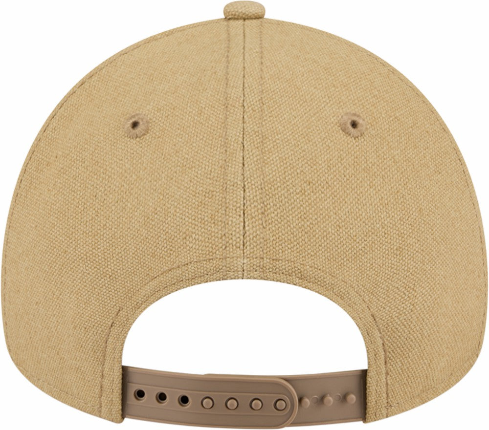 Chicago Cubs Logo Essentials 9FORTY A-Frame Adjustable Hat Khaki