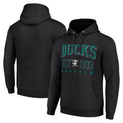 Anaheim Ducks Starter Retro Graphic Pullover Hoodie - Black Hoodies