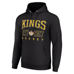 Los Angeles Kings Starter Retro Graphic Pullover Hoodie - Black Hoodies