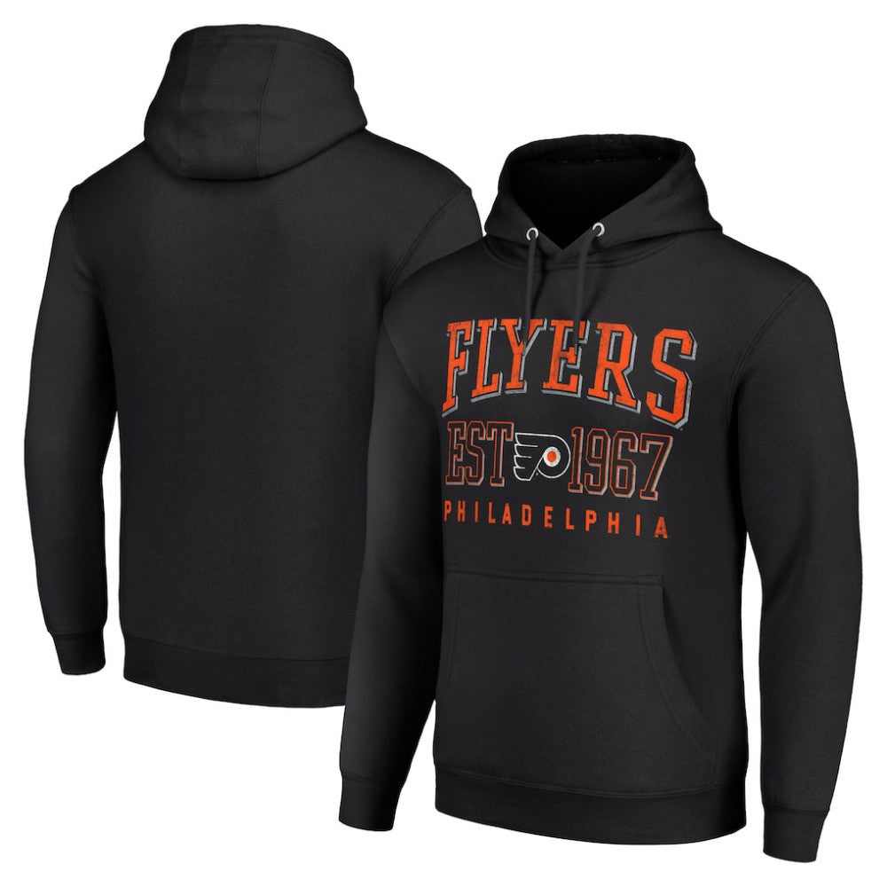 Philadelphia Flyers Starter Retro Graphic Pullover Hoodie - Black Hoodies