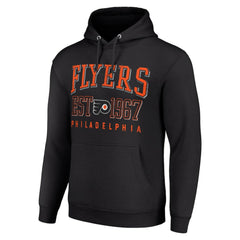 Philadelphia Flyers Starter Retro Graphic Pullover Hoodie - Black Hoodies