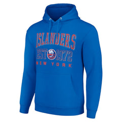 New York Islanders Starter Retro Graphic Pullover Hoodie - Royal Hoodies