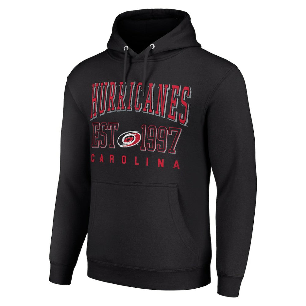 Carolina Hurricanes Starter Graphic Pullover Hoodie - Black Hoodies