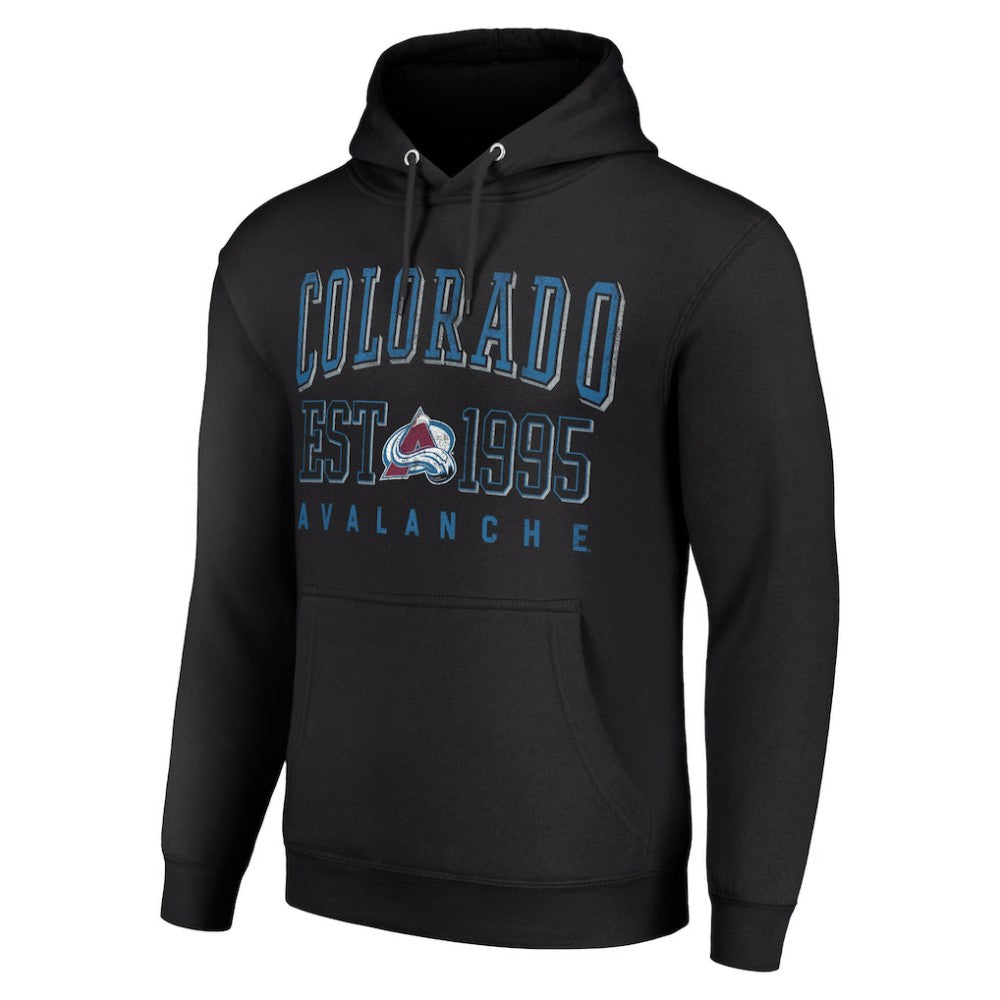 Colorado Avalanche Starter Graphic Pullover Hoodie - Black Hoodies