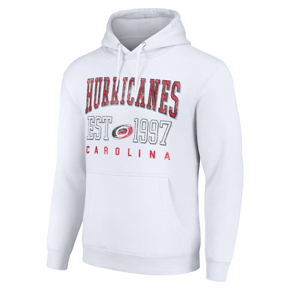 Carolina Hurricanes Starter Graphic Pullover Hoodie - White Hoodies