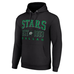 Dallas Stars Starter Graphic Pullover Hoodie - Black Hoodies