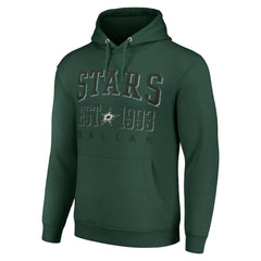 Dallas Stars Starter Graphic Pullover Hoodie - Green Hoodies