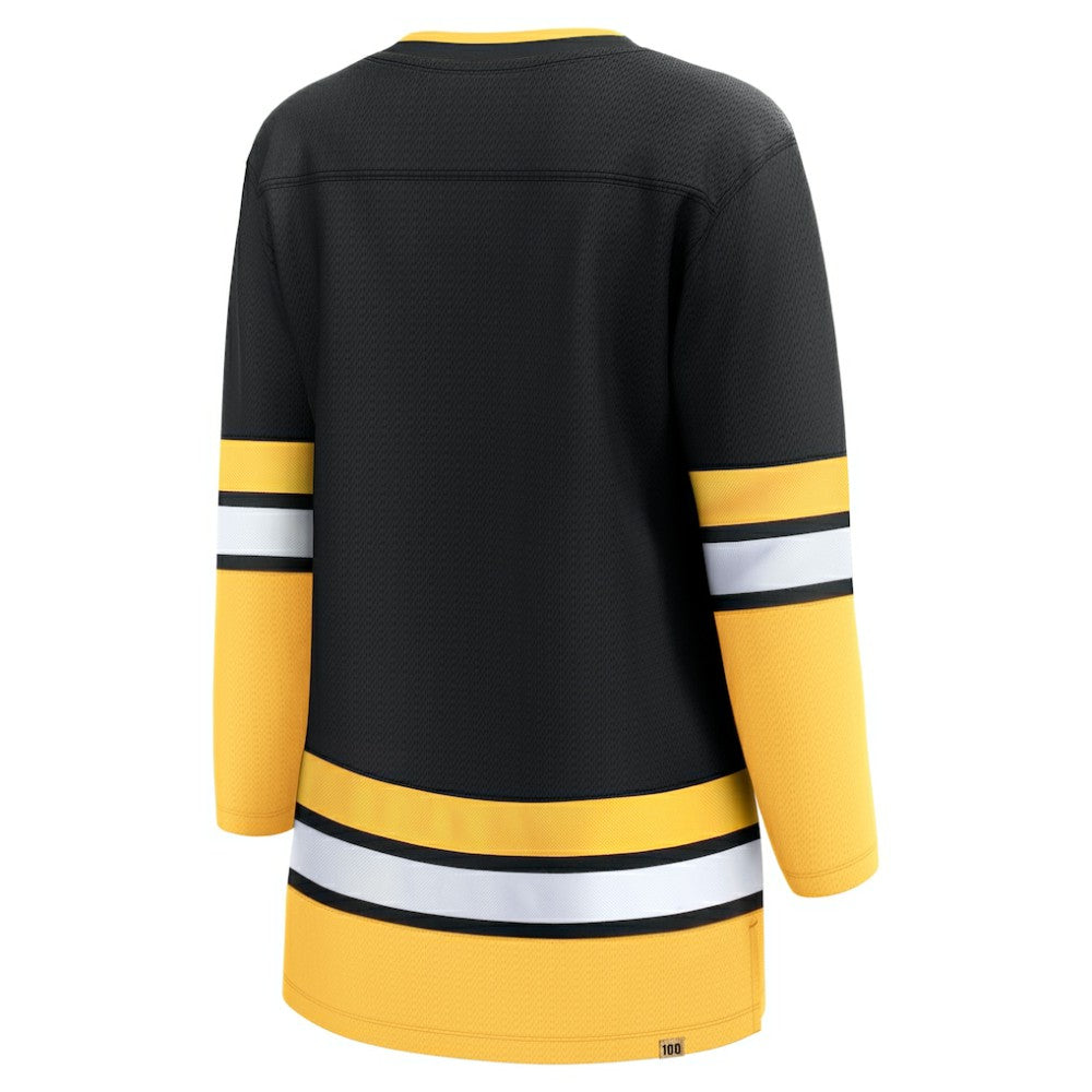 Boston Bruins Fanatics Women's Alternate 100th Anniversary Breakaway Jersey - Black Jerseys