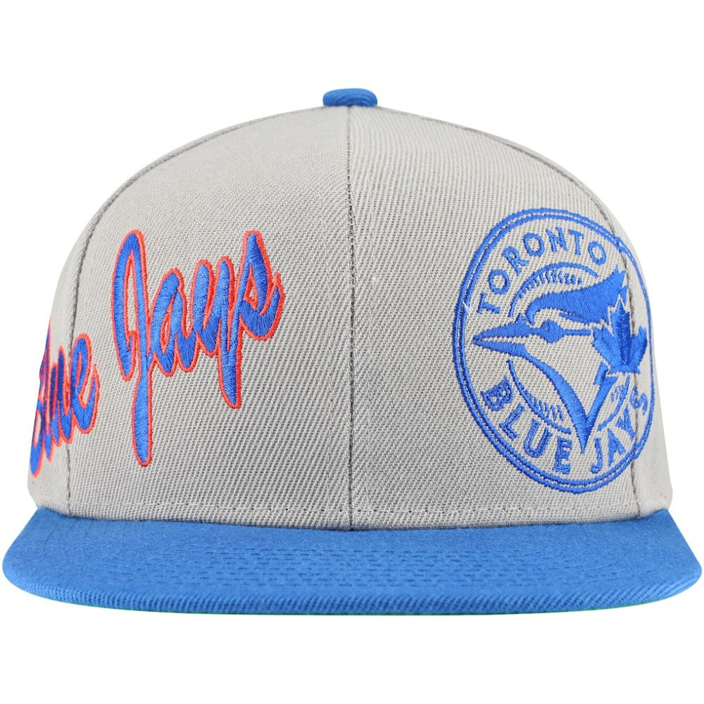 Toronto Blue Jays Knock Out Panel Snapback Hat Gray