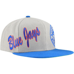 Toronto Blue Jays Knock Out Panel Snapback Hat Gray