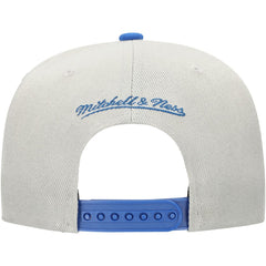 Los Angeles Dodgers Knock Out Panel Snapback Hat Gray/Royal
