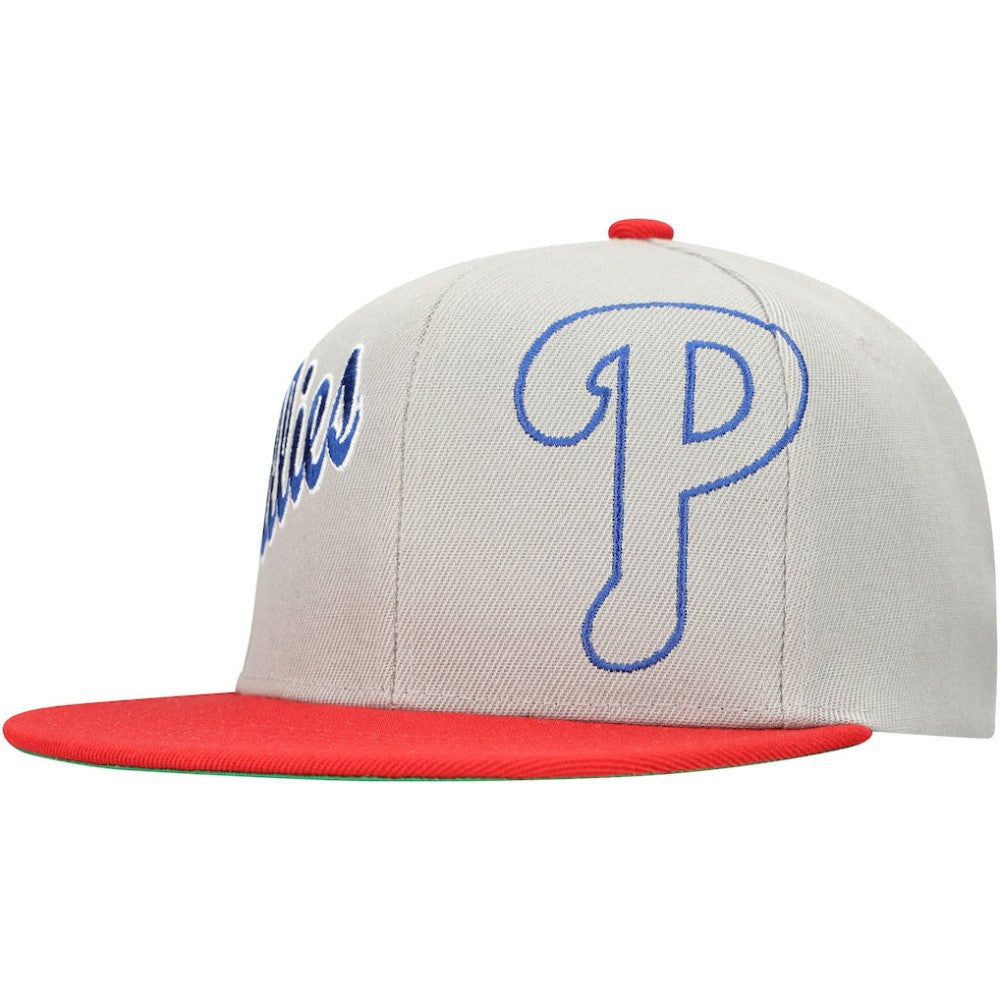 Philadelphia Phillies Knock Out Panel Snapback Hat Gray