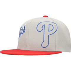 Philadelphia Phillies Knock Out Panel Snapback Hat Gray