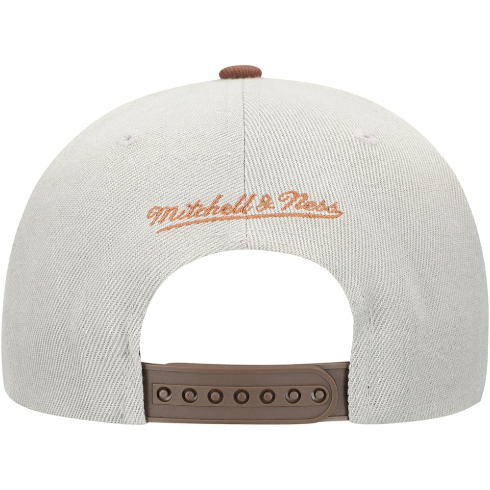 San Diego Padres Knock Out Panel Snapback Hat Gray/Brown