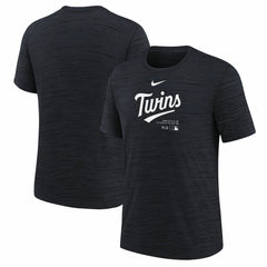 Minnesota Twins Youth Authentic Collection Practice Performance T-Shirt Navy