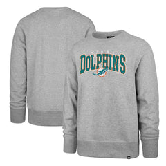 Miami Dolphins '47 Varsity Block Headline Pullover Sweatshirt - Gray discount