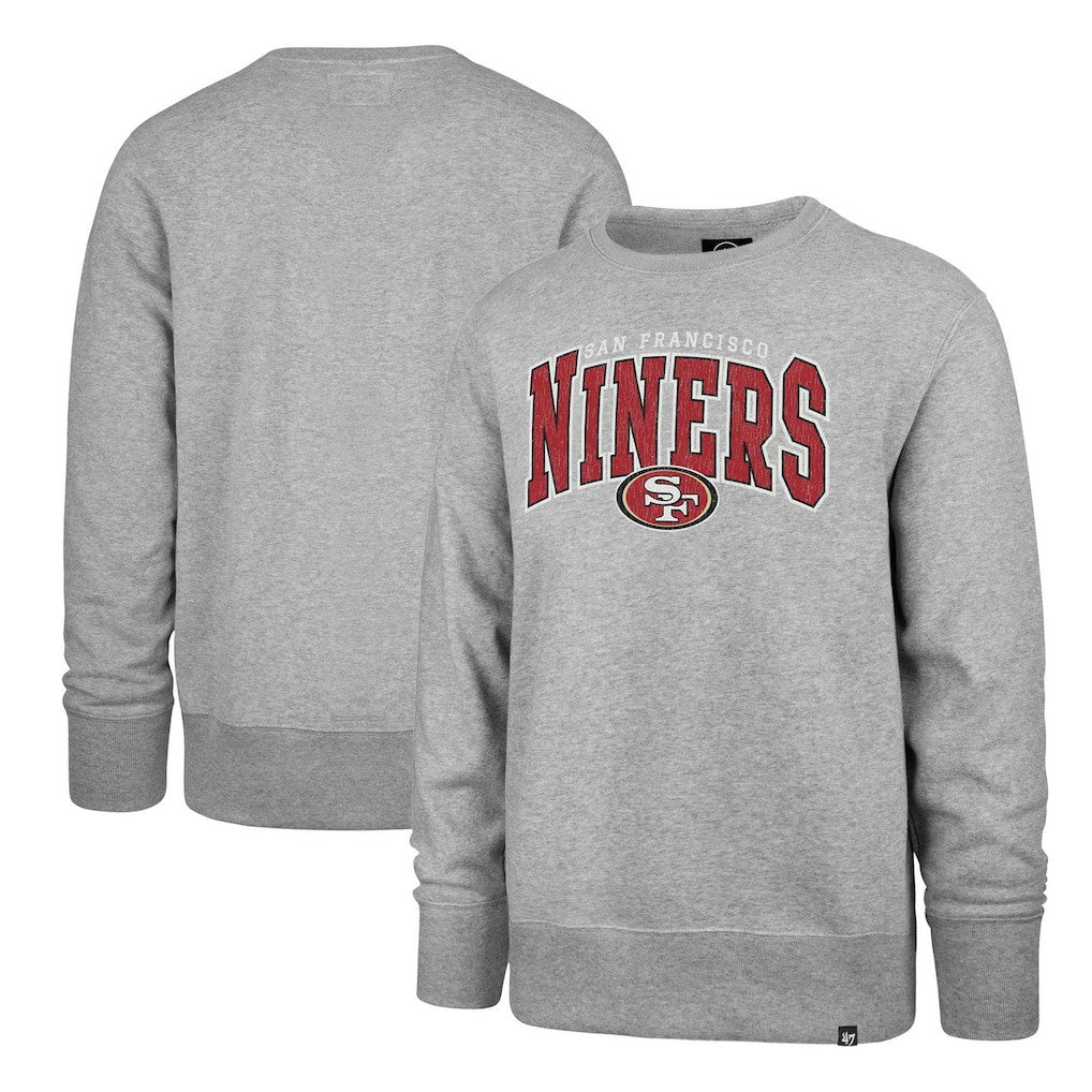 San Francisco 49ers '47 Varsity Block Headline Pullover Sweatshirt - Gray online