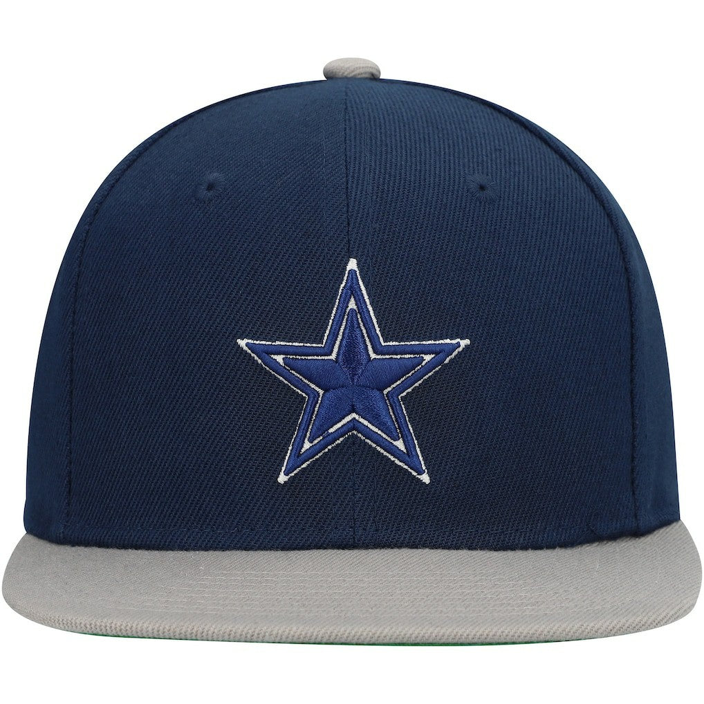 Dallas Cowboys Youth Two-Tone Snapback Hat - Navy/Silver discount