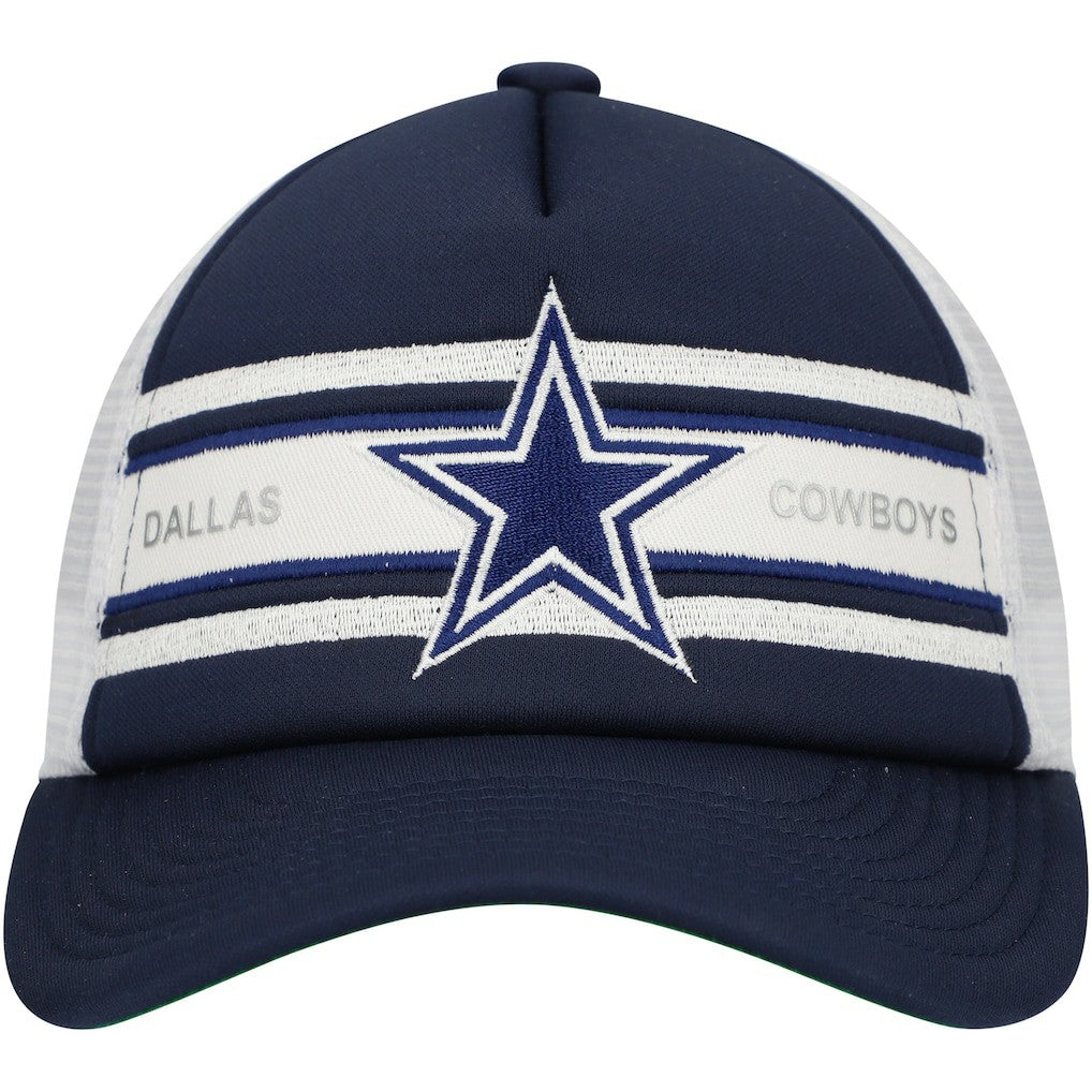 Dallas Cowboys Youth Stripe Trucker Adjustable Hat - Navy on sale