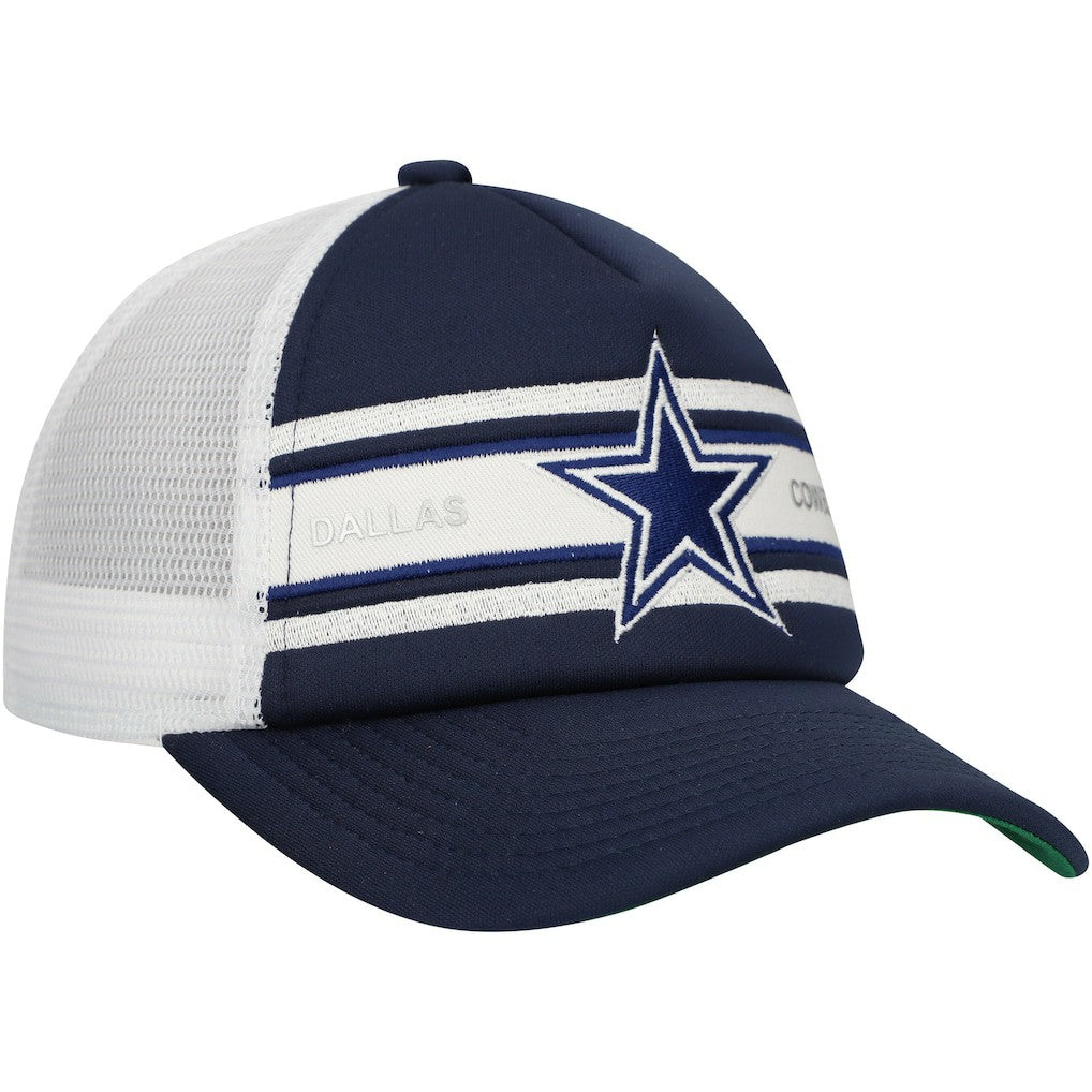 Dallas Cowboys Youth Stripe Trucker Adjustable Hat - Navy on sale