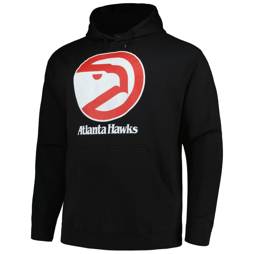 Atlanta Hawks Hardwood Classics Big & Tall Pullover Hoodie - Black for sale