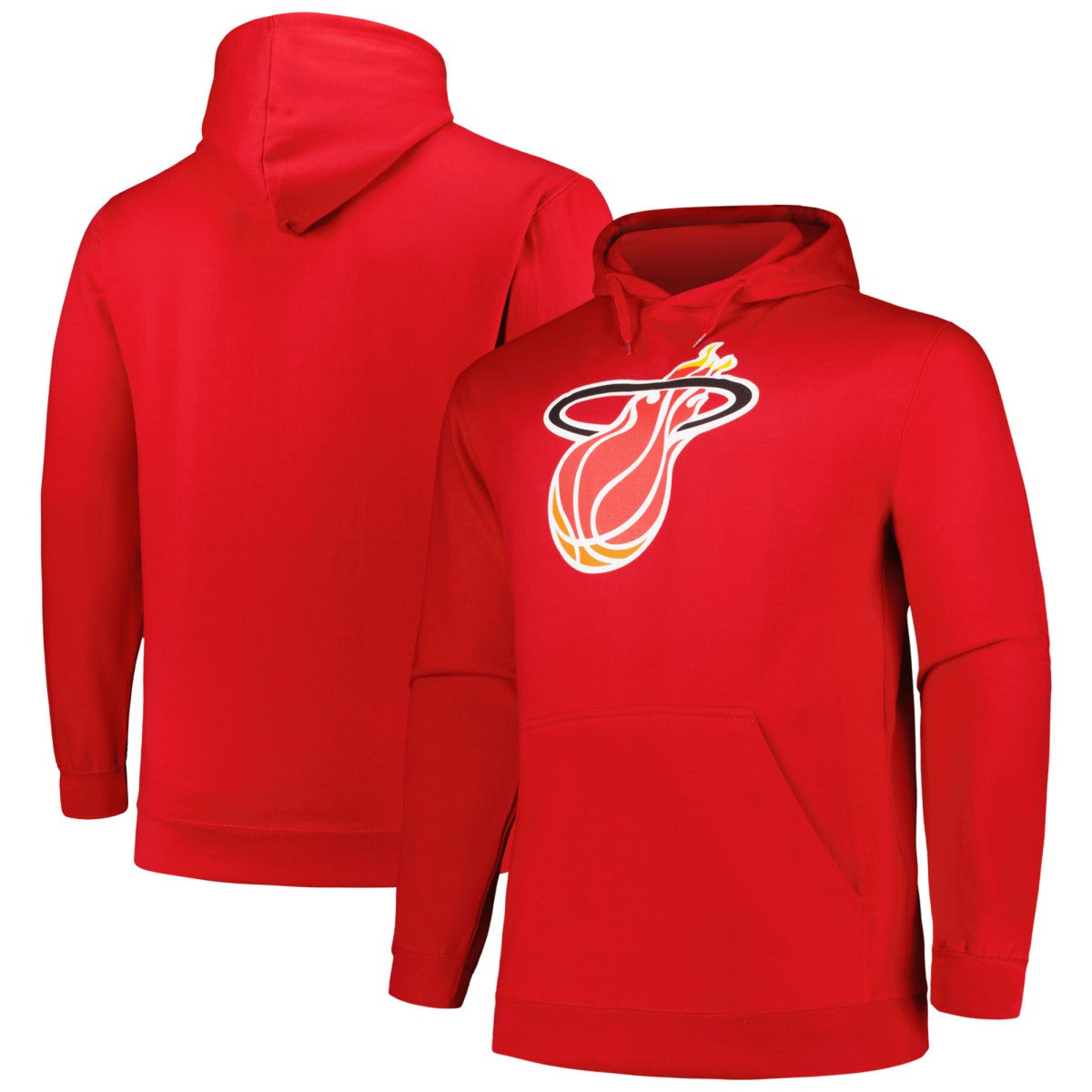 Miami Heat Hardwood Classics Big & Tall Pullover Hoodie - Red shop