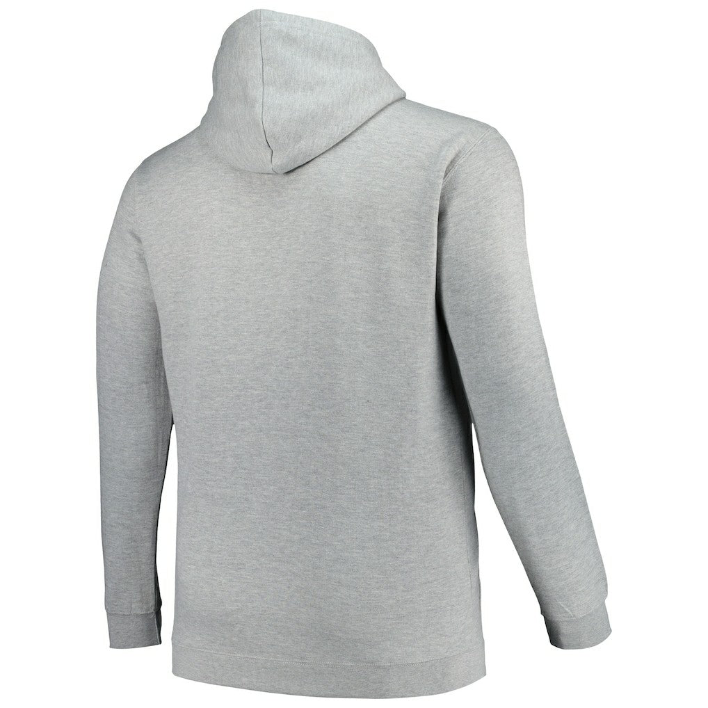 Charlotte Hornets Hardwood Classics Big & Tall Pullover Hoodie - Heather Gray discount