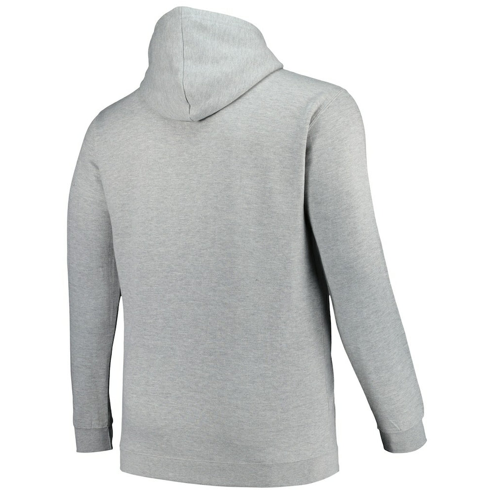 Charlotte Hornets Hardwood Classics Big & Tall Pullover Hoodie - Heather Gray discount