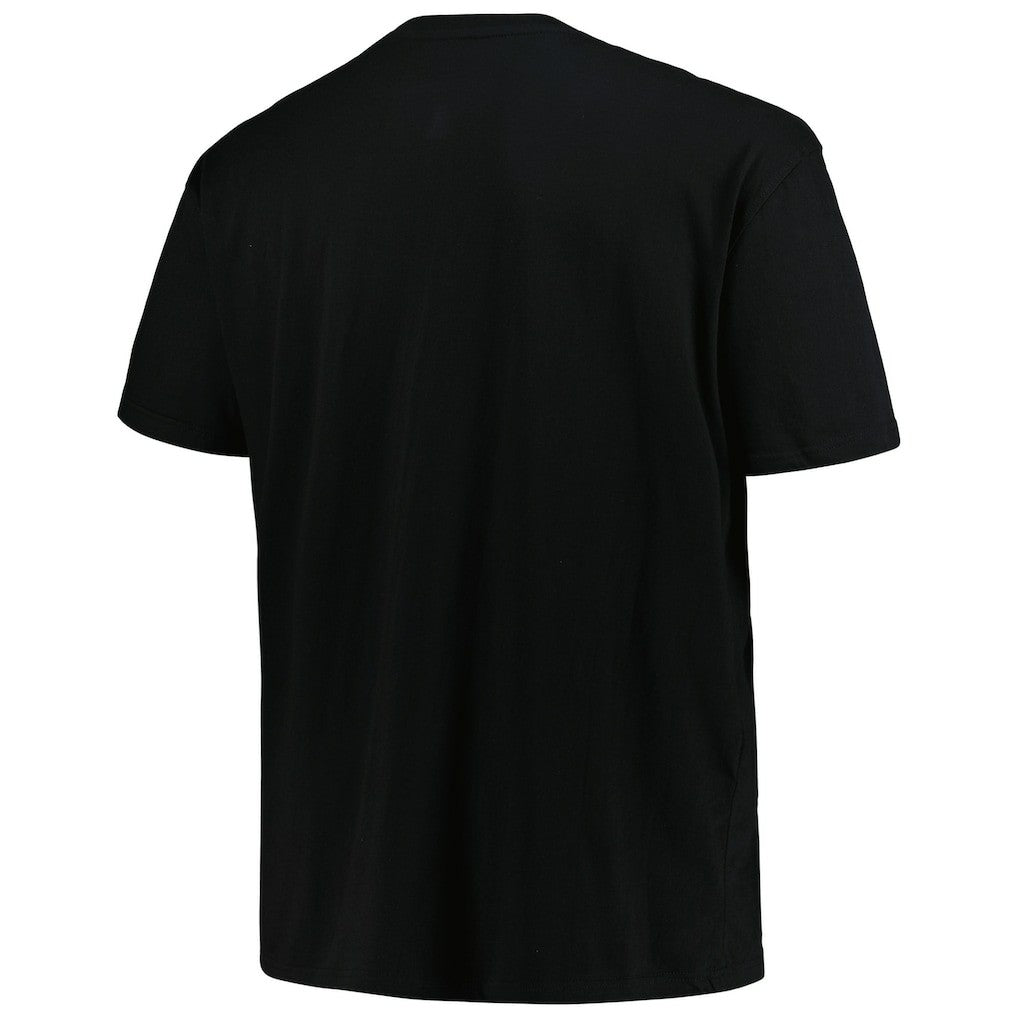 Atlanta Hawks Big & Tall Hardwood Classics Vintage Logo T-Shirt - Black cheap