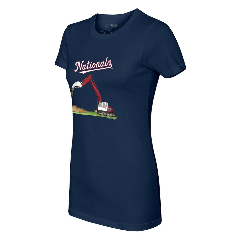 Washington Nationals Tiny Turnip Women's Excavator T-Shirt Navy